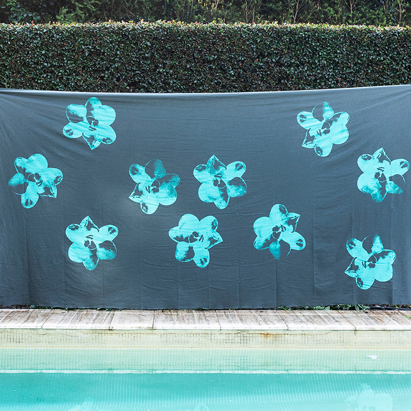 Mantel magnolia aqua