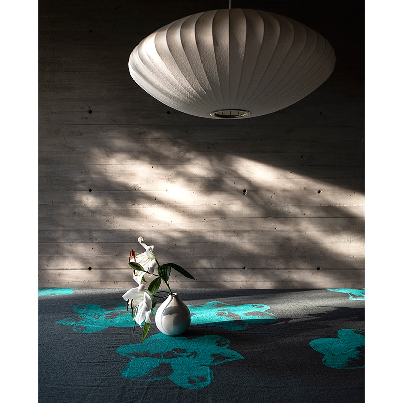 Mantel magnolia aqua