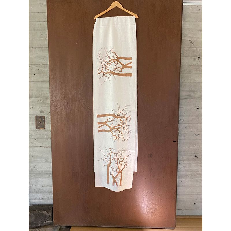 Camino árbol lino metal