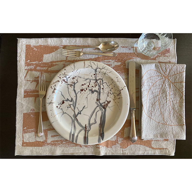 Individuales + servilletas shincal metal